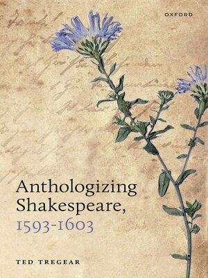 cover image of Anthologizing Shakespeare, 1593-1603